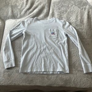 Kids baby blue vineyard vine long sleeve shirt